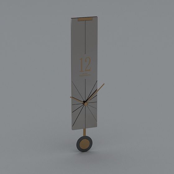 Timeless Elegance Clock 3D model