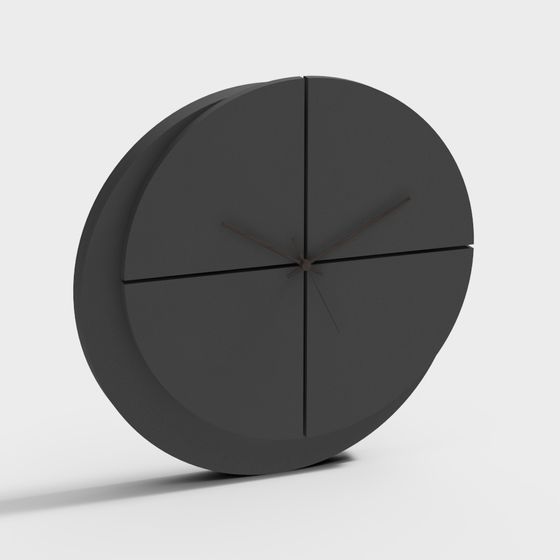 Minimalist Clock 3D Model