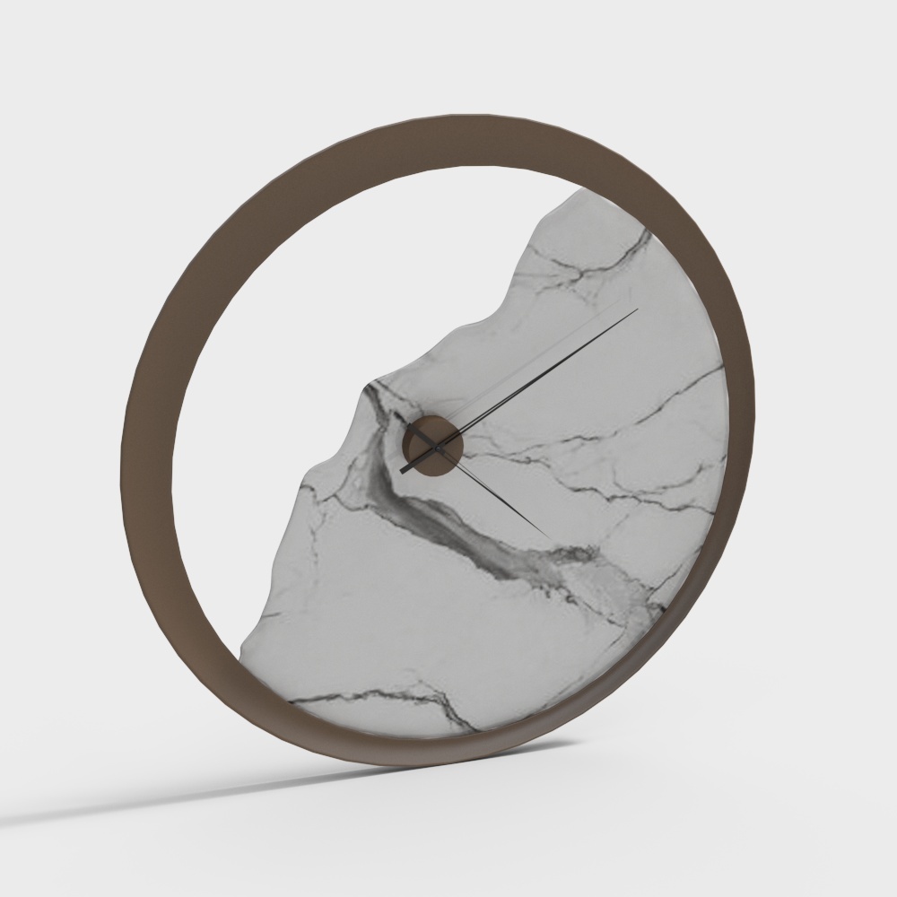 Stylish Decorative Clock 3D Model