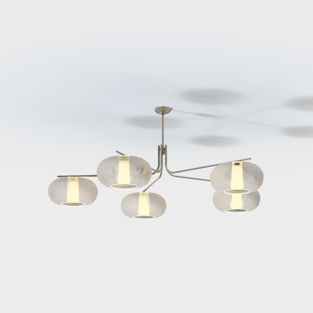 Light lamp Persimmon chandelier Nordic medieval lamp living room