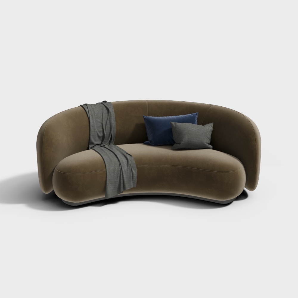 Modern curved sofa-5-1