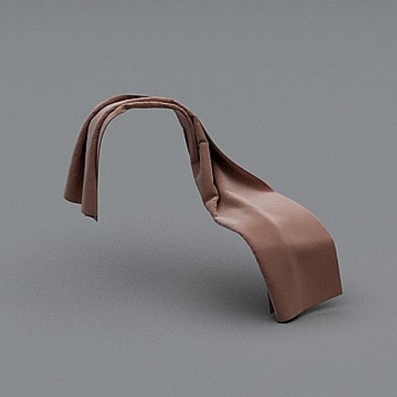 Stylish Low-Poly Tie 3D model