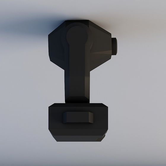 Industrial Dumbbell 3D model