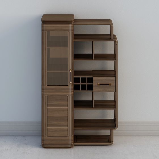 Urban Bookshelf 3D model