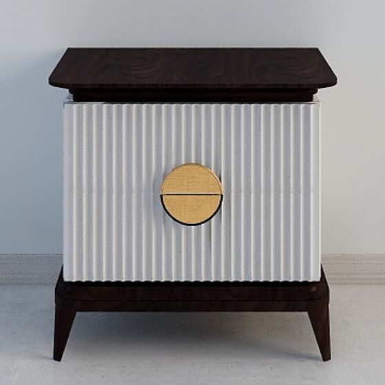 Mid-Century Modern Nightstand 3D model