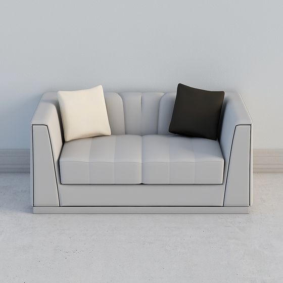 Modern Low-Poly Sofa 3D model