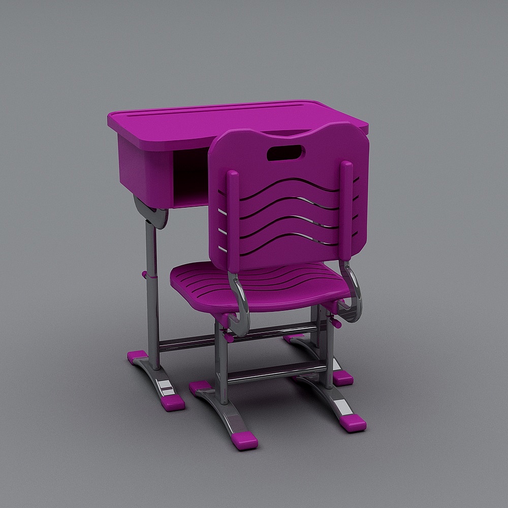 pink table and chairs