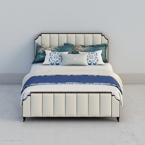 Mirror Dream Bed 3D model for Contemporary Spaces
