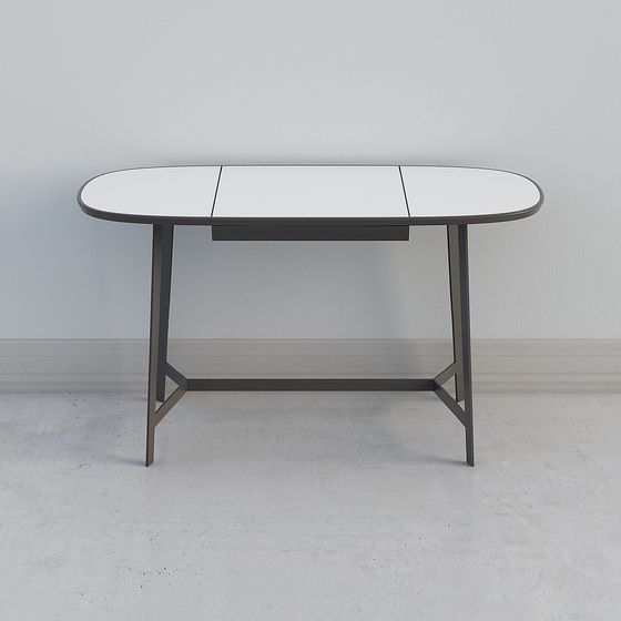 Modern Foldable Dining Table 3D model