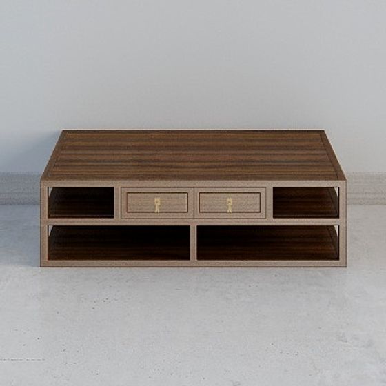 Urban Living Room Coffee Table 3D model