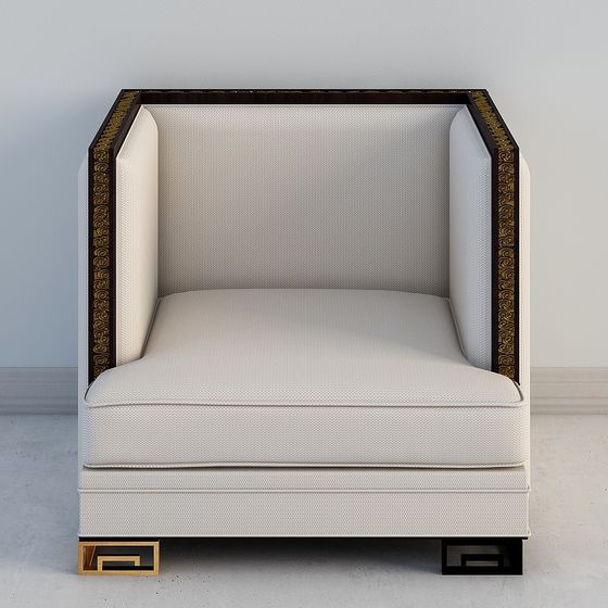 Elegance Lounge 3D model Sofa