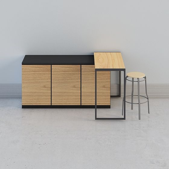 City Corner Workstation 3D model