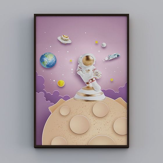 Moon Explorer 3D model for Creative Projects
