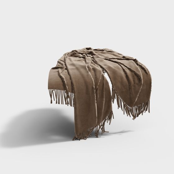 Brown Towel 3D Model for Cozy Amenities