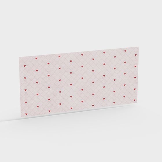 Heartfelt Wall Panel 3D model