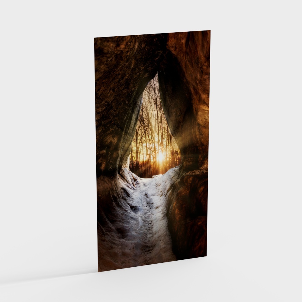 Signage port -12cm single-sided external hanging with cover cabo light box standard vertical version