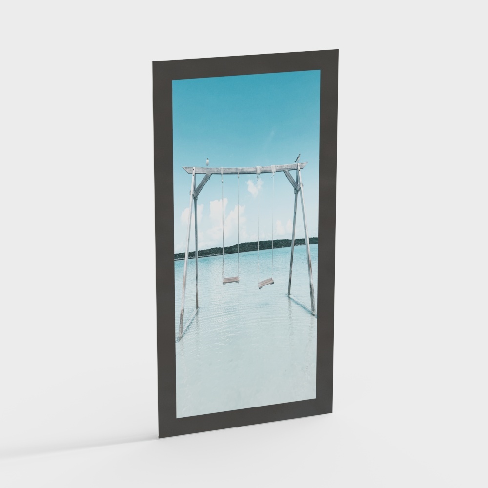 Signage port -6cm single side publicity bar light box standard vertical model