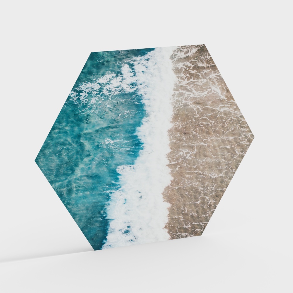 Port de signe - boîte à lumière hexagonale