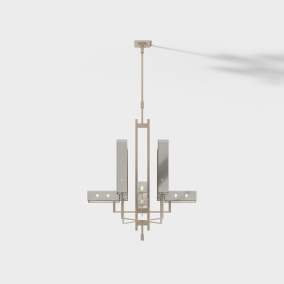 Urban Light Pendant 3D model for Creative Projects