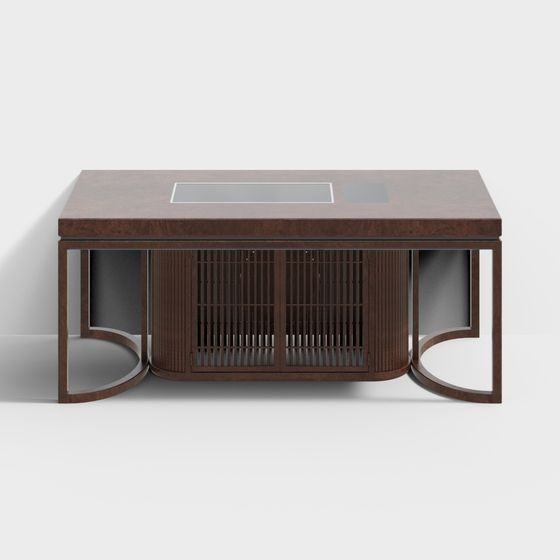 Urban Wooden Coffee Table 3D model