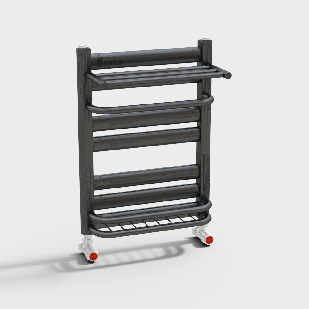 Industrial Style Mobile Shelving 3D model