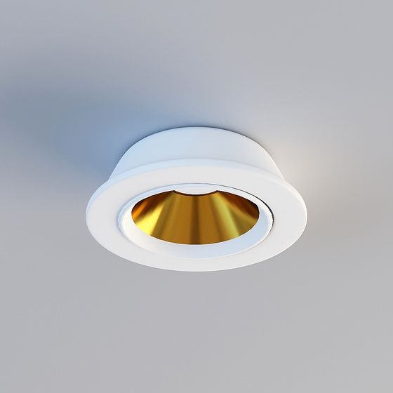 Elegant Low-Poly Pendant Light 3D model