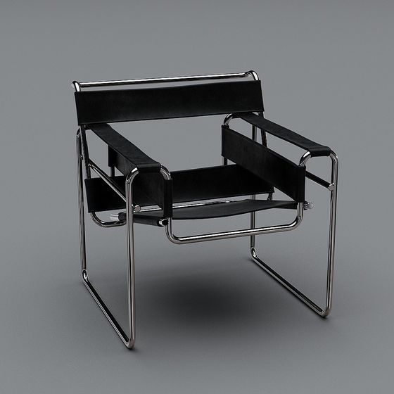 Wassily Chair 3D model - Elegant Minimalist Design