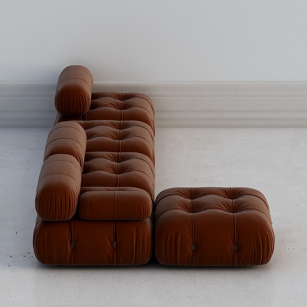 Modular Sofa 3D model in Modern Minimalist Style