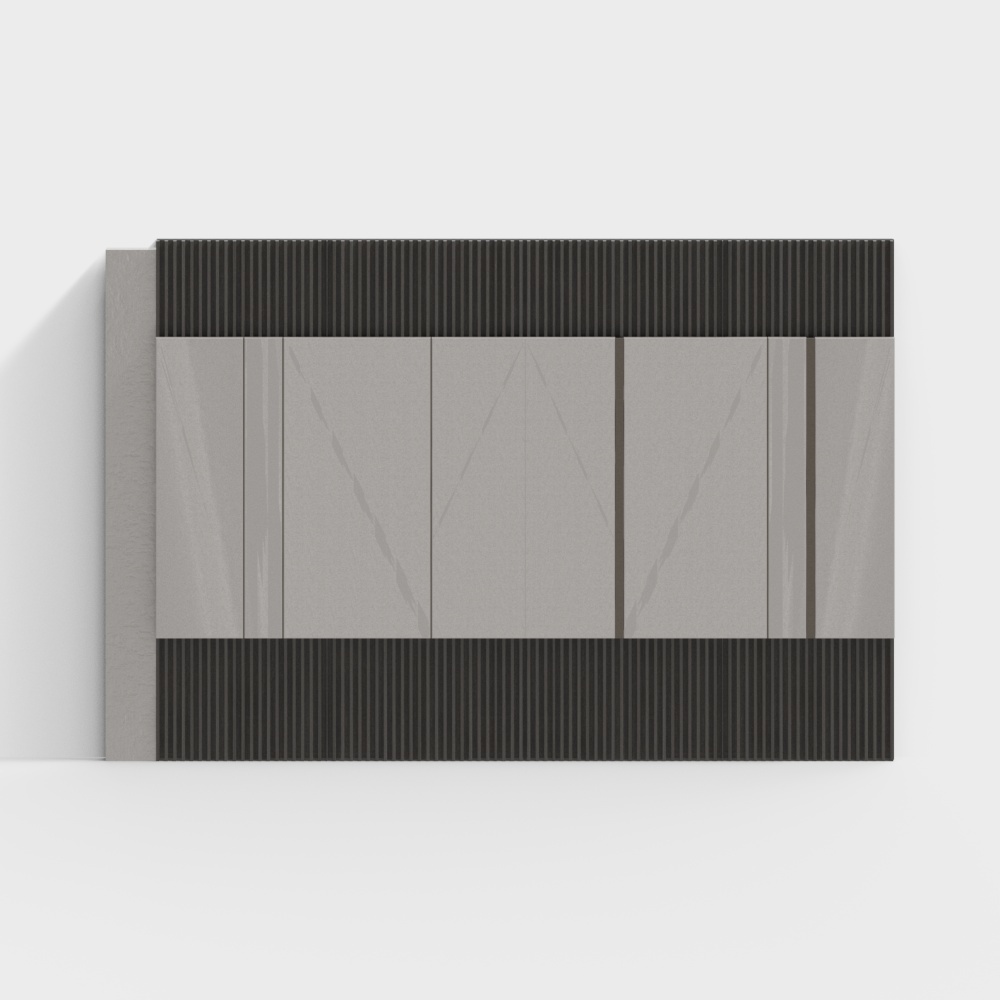 1475558 Modern affordable luxury bedroom background wall