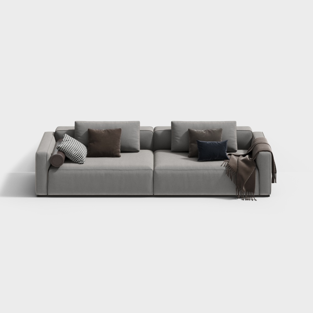 MasaSanty/Massa Santi Modern Villa Living Room Multi-person Sofa [Zhongxing No.1]