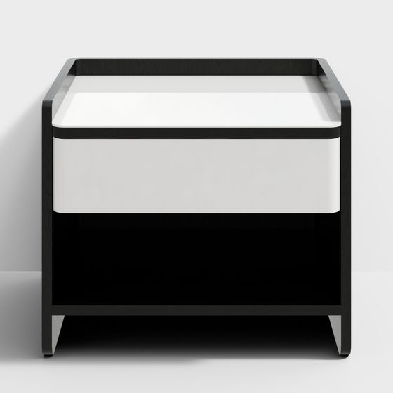 Window Side Table Poly Model Urban Corner Side Table 3D Model – Modern Low-Poly Design