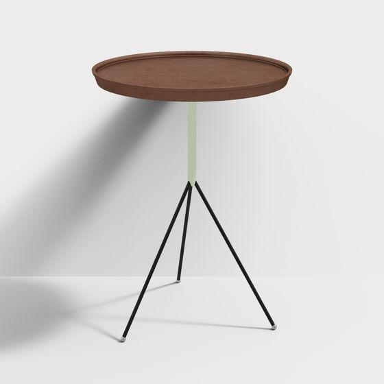 Stylish Urban Side Table 3D model for Modern Interiors