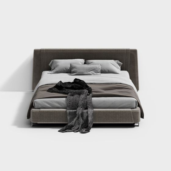 Urban Comfort 3D model Bed Design