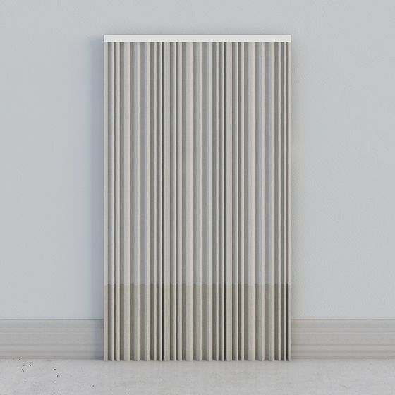 Striped Screen 3D model for Modern Interiors