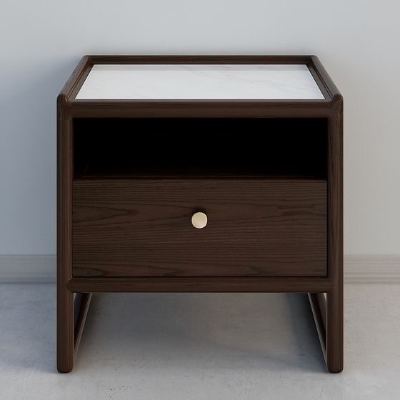 Urban Elegance Bedside Table 3D model