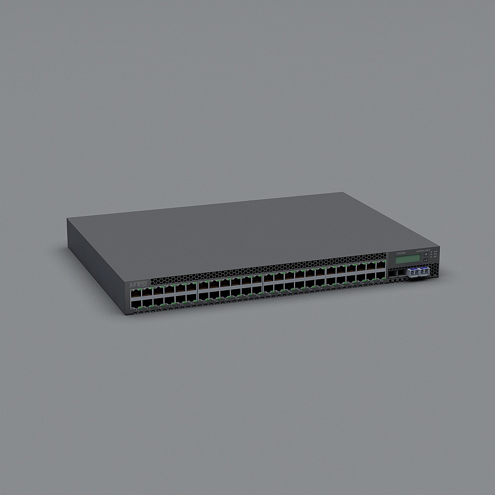 Juniper EX330 3D model for Modern Communication