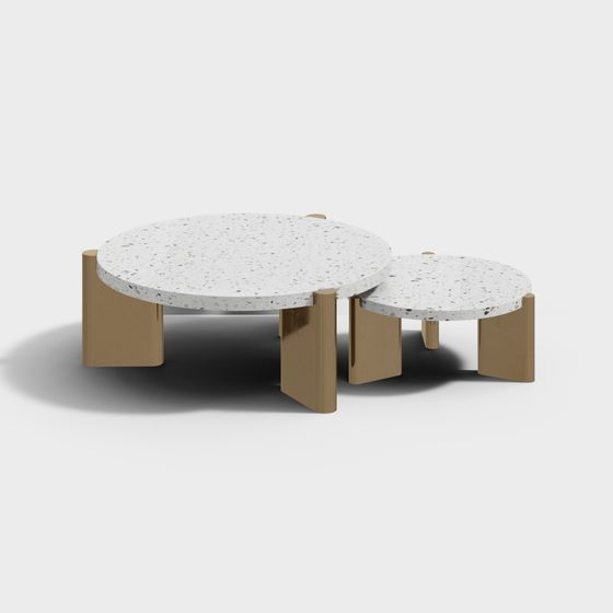 Urban Retreat Round Table 3D Model for Modern Spaces