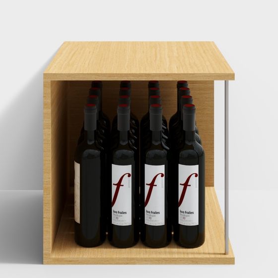 Modern Wine Rack 2010 3D model