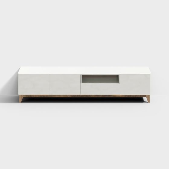 Minimalist TV Cabinet 3D model