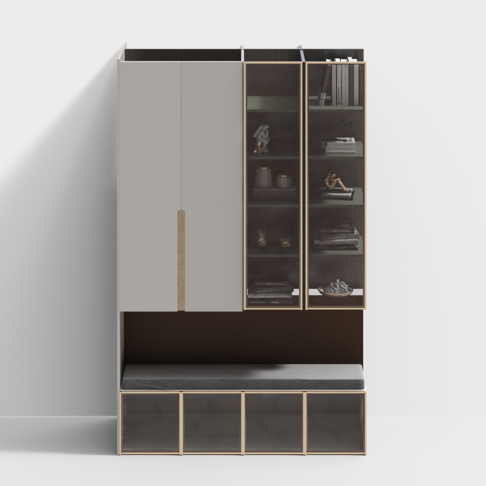 MasaSanty/Massa Santi Modern Cloakroom Wardrobe [Zhongxing No.1]