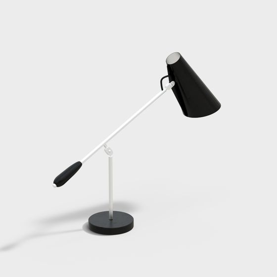 Stylish Table Lamp 3D model for Artistic Spaces