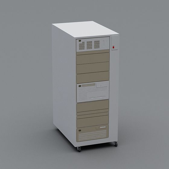 IBM PowerServer 900 3D Model in Gray