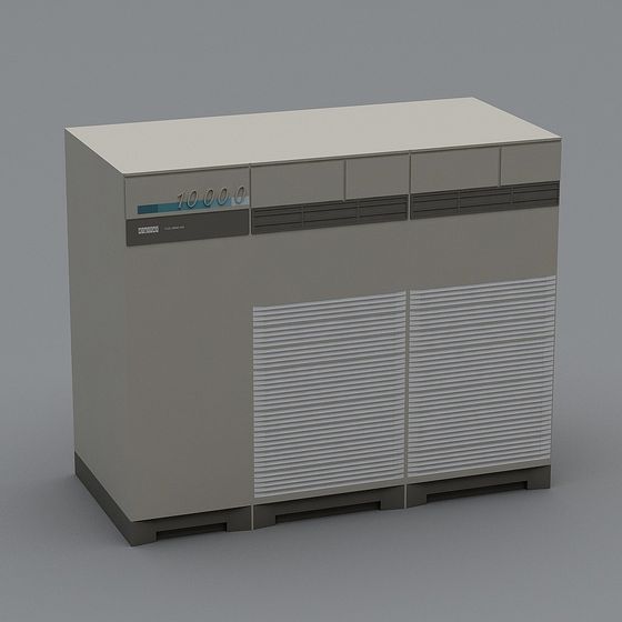 Vintage Server 3D Model for Creative Projects