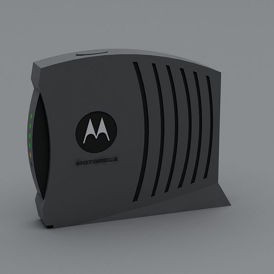 Motorola Router 3D Model