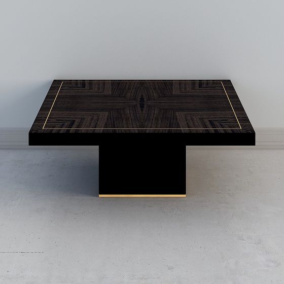 Urban Minimalist Dining Table 3D model