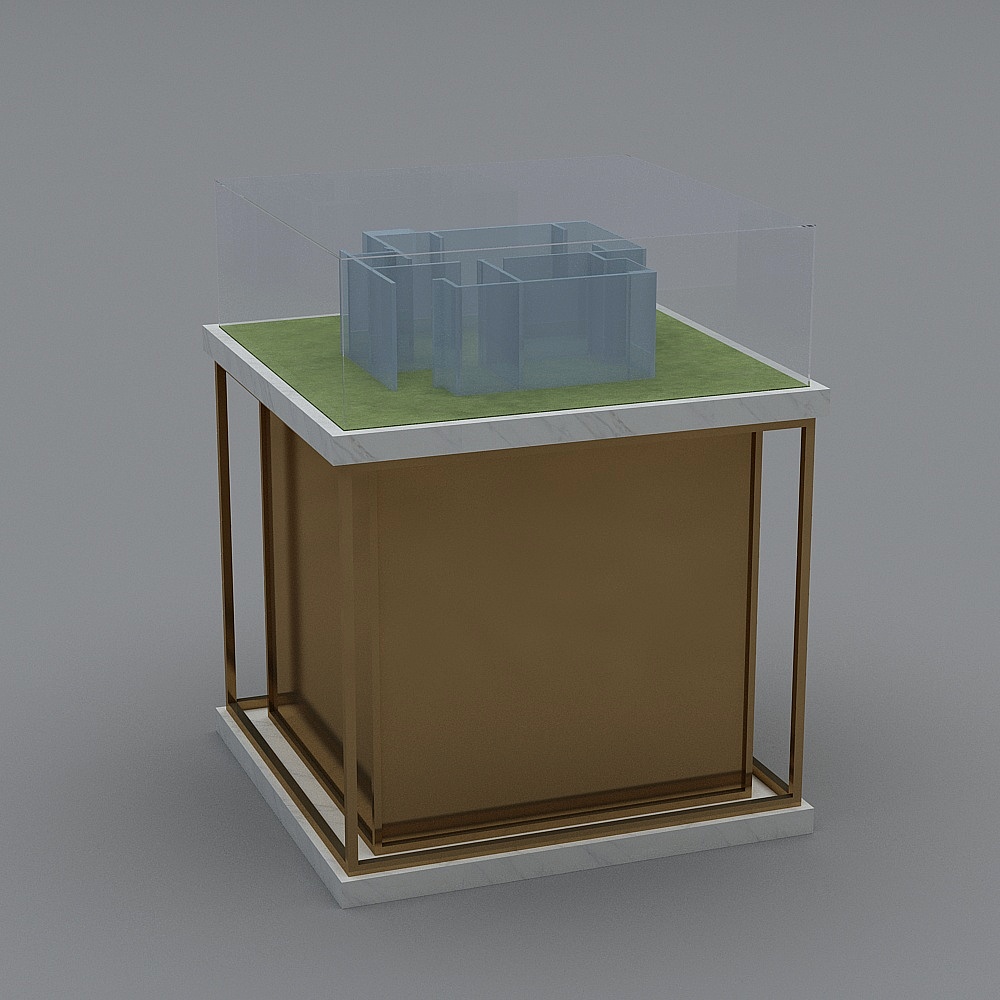 Hotel front lobby-modern display layout