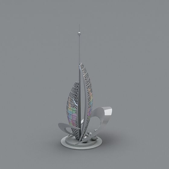 Futuristic Wings 3D model