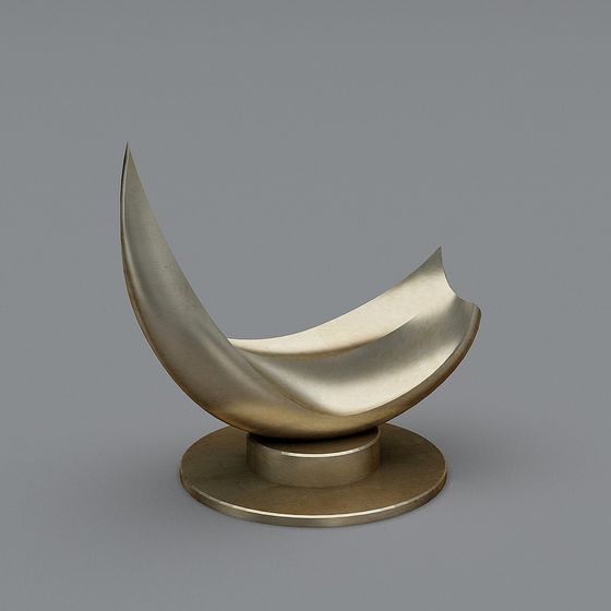 Crescent Light 3D model