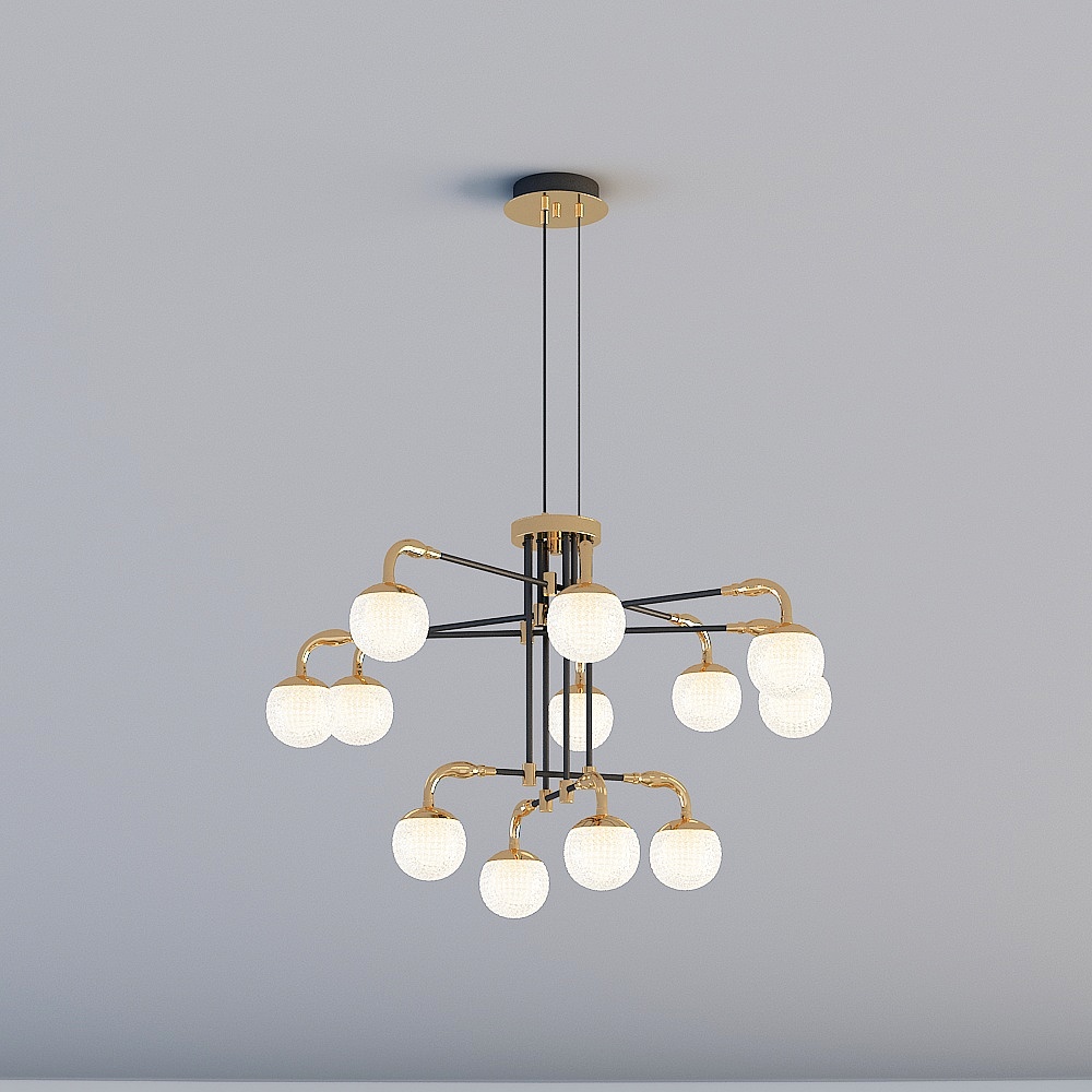 Chandelier Elegance 3D model