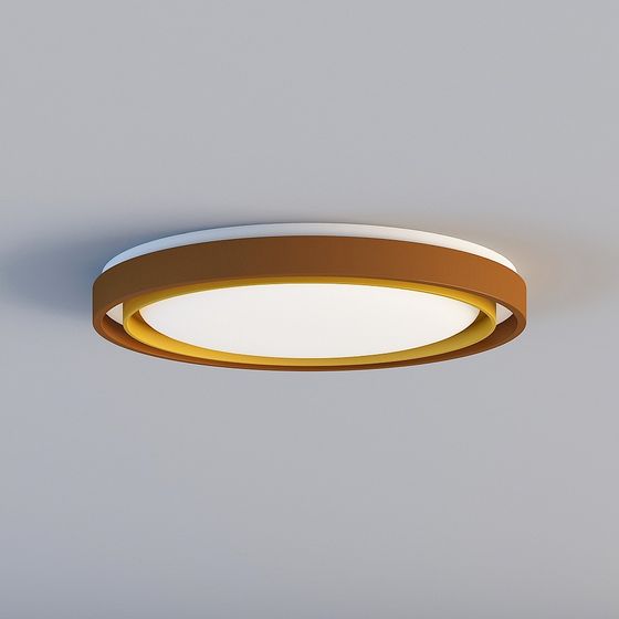 Stylish Ceiling Light 3D model for Modern Interiors
